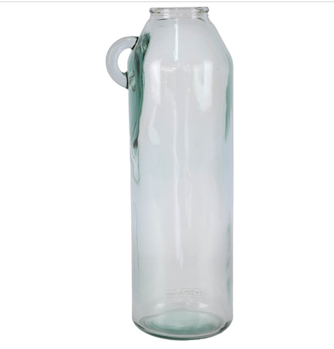Recycled Tall Handle Glass Vase product 