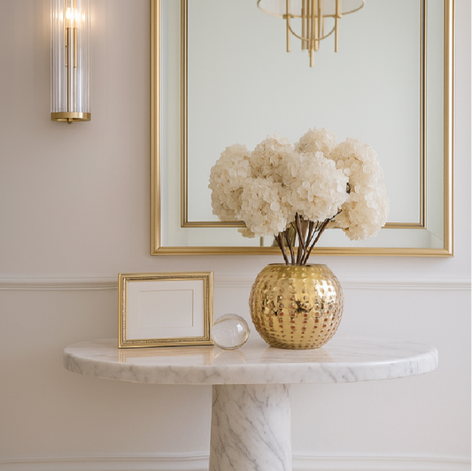 Gilded Halo Vase Gold
