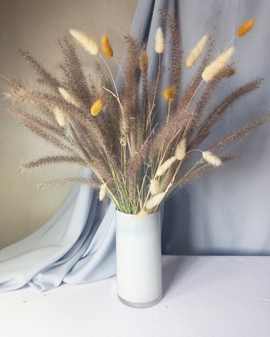 Ice White Cylinder Vase