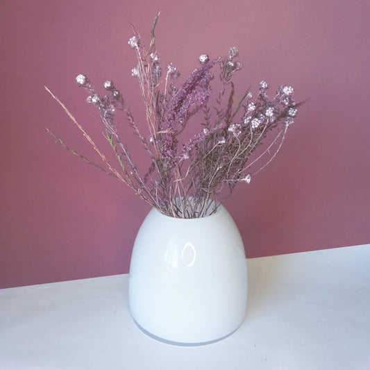 Ice White Bell Vase